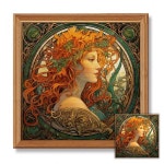 1PC 40X40cm/15.7X15.7inch 우아한 레이디 11CT/14CT 인쇄 크로스 스티치 DIY 키트 초보자의 편안한 자수 : 위시브릿지01