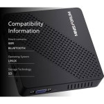 N40 미니 PC 오 RAM 0 4G/5 최대 홈 2 및 1개 데스크톱 eMMC WiFi DDR4/64GB 8GHz 8G 4GB 용 비즈니스 컴퓨터 4K 슬롯 BT4 SD 카드... 