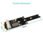 XT-XINTE NGFF M.2 2242 2280 22110 키 M-미니 PCI-E 어댑터 SIM 카드 슬롯 포함 WiFi WWAN LTE 모듈 3G 4G 네트워크 용 : 쏙쏙마켓1