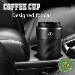 메르세데스 벤츠 AMG W203 GLS 용 자동차 커피 컵 304 스테인리스 스틸 보온병 카페 머그 510ML : 얼리브릿지01