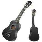 초보자를 위한 LXS 소프라노 우쿨렐레 - 21인치 소형 기타 우쿨렐레 긱백 스탠바이 : 포레인트