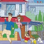 호호가게 짱구 액자퍼즐 가족산책 조각맞추기 캐릭터 직소퍼즐 : 호호네가게