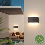 실내 및 범용 벽 조명 방수 정원 램프 알루미늄 AC86-265V 6W : 원클릭딜리버리