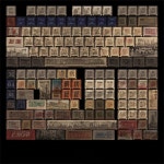 옛상하이 테마 키캡 | 무스프레이 금속 고광택 질감 PBT 풀 5면 열승화 오리지널 146키 : 구대1등장사장17