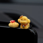 인카스 럭키퍼 4개 1세트 자동차 강아지 피규어 대쉬보드 네비게이션 꾸미기 용품 소품 : 오토티엔 온라인 그룹