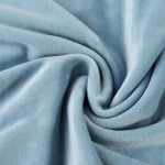 QINU KEONU 4종 세트 라이트 블루 벨벳 윙백 사이드 의자 커버... 경사진 주방 연회용 보호대 라이트 블루 세트 Beige Set Of 2 : 다다다픽