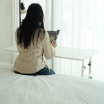 프리모 타원6단 테이블 800x600 화이트 : 르시아