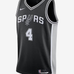 나이키 드라이 핏 NBA 스윙맨 샌안토니오 스퍼스 아이콘 에디션 남성 나시 블랙 : 프리지널