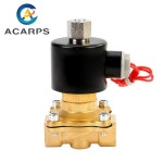 [누리공구]황동 전기 워터 밸브, 상시 개방 솔레노이드 2Way, 220VAC, 24VDC, 1/4 인치1/2인치 3/4 : 재윤상사10