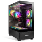 에보닉 게이밍 PC RTX 타워 RAM Wi 데스크톱 SSD 512GB 인텔 컴퓨터 프로 11 32GB 팬 코어 9배 6GB 블루투스 Fi 및 쿨링 윈도우 최대 5... 