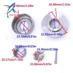 프로펠러 스페이서 688-45987-01 67F-45997-00 90389-25M00 부시 90171-16011 캐슬 너트 91490-40025 코터 핀 야마하 50HP-100HP... 