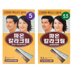 동성약품 파온 칼라크림 x 1개 / 새치머리 염색약 세븐에이 : 더블헬스
