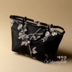 [다도 패브릭] 예향원 고급 견직 원단 휴대용 다기 수납 가방 E-10703 : 예향원