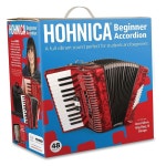 Hohner Accordions 1304-RED 48 베이스 엔트리 레벨 피아노 아코디언, 레드 : 솔리온스토어