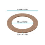 SG 스토어 5pcs 모터사이클 2 오일 필러 캡 코크 와셔 H4047 82-4047 트라이엄프 350 500 650과 호환 : 솔렘더컴퍼니