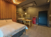 빈티지 고벽돌타일 흑고 BT2356 240x55x20 일자석 코너석 파벽돌 : 장군타일