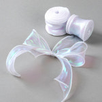 구디백 포장용 펄 오간디 리본 4cm 9m : 구디잇