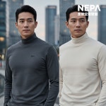 네파 티셔츠 목티 반집업 폴라티 기모 스판 반목 폴로 무지 남자 겨울 7K75349 : 네파 포항오광장