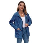 S 레인코트 레인 후드 하운트 아웃도어 경량 재킷 방수 포장 3XL 여성용 액티브 가능 Gr N Medium : 노바리마켓02