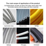 절단 직경 1-40mm 컴퓨터 완전 자동 파이프 PVC 실리콘 튜브 수축 슬리브 PU : 프라임상사3