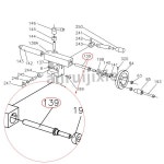 SIEG C2 C3-139 SC2-097 CX704 그리즐리 G8688 G0765 컴팩트 9 제트 BD-6 미니 선반 예비 부품용 테일스톡 나사 : 프라임상사2