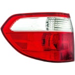 도먼 1611182 일부 혼다 호환 모델과 운전석 측면 외부 테일 라이트 어셈블리 : 로트더컴퍼니