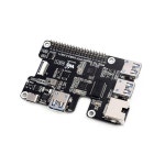 PCIe-기가비트 이더넷 및 USB 3.2 Gen1 HAT (라즈베리 파이 5용) 3개의 포트 드라이버 불필요 : seowonglobal08