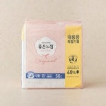 좋은느낌 오리지널 생리대 울트라슬림 대형 50P 대용량 : 마트킴