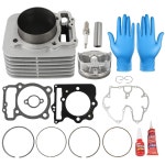 1999-2008년 Honda for Sportrax 400 2009-2014년 Honda용 ECCPP 새로운 실린더 피스톤 링 개스킷 상단 키트 13111-KCY-670 9060... 