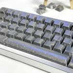 프로스트 실버 97 키캡 기계식 키보드 PBT 측면 조각 금속 질감 wooting 원래 공장 : 구대1등장사장19
