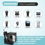 5/10PK 45013 다이모 D1 6/9/12mm 라벨 테이프 43613 40913 프린터 리본 다이모 라벨메이커 LM 160 280 호환 : 소유컴퍼니1