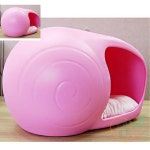 오숩 달팽이 펫하우스 핑크 반려동물용품 반려견하우스 반려견집 : 오렌지숩