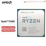 AMD Ryzen 5 5600 GHz 6 코어 12 스레드 CPU 프로세서 7NM L3 = 32M 000000927 소켓 팬 없음 : 무럭상사