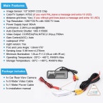 Naviniio 방수 야간 시야 HD CCD 170 필드카 후방 백업 주차 카메라 스코다 뉴 비틀 VW 폴로 V 6R 파사트 CC 골프 6 VI MK4 MK5 MK6 EOS... 