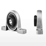 1Pc UP000/001/002/003/004/005/006 10/12/15/17/20/25/30mm ID 아연 합금 수직 자체 조정 정렬 베개 블록 볼 베어링 : 긴급공수