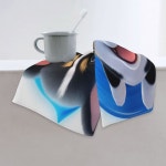 HMBGFW 스마일리 더 독 핸드 타월 욕실, 수영장, 여행 등을 위한 부드럽고 흡수력이 : 대삼