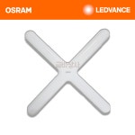 오스람 LED 십자등 60W 주광색 거실 식당 주방 복도 창고 플리커프리 형광등 : 금비상사