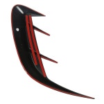 2PCS 리어 범퍼 립 스포일러 피아노 블랙 스무스 프루프 교체용 벤츠 호환 C 클래스 W206 2022 디퓨저 : 솔렘비더컴퍼니