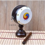 미니장구 설장구 민속악기 장구 공연 소형 장구춤 원통형 타악기 공예품 둥근북 : 샵직구다