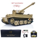 1/16 마토 메탈 1220 RTR RC 탱크 독일 타이거 I 적외선 배럴 리코일 완제품 제어 팬저 차량 장난감 (남아용) TH00645 : 스마일덕2