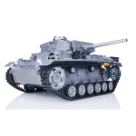 토이즈 메탈 마토 1/16 무선 조종 팬저 3 RC 탱크 BB 키트 RTR 모델 슈팅 펠릿 컬러 1223 TH00653 : 스마일덕2