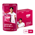 코오롱제약 리얼아미노워터 레드비트플러스 편의점 파우치 레드비트맛, 230ml, 10개 : 코오롱헬스케어