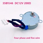 35BYJ46 스테퍼 감속 모터 6mm 200 스윙 에어컨 4상 5선 좌우 12V : J조인샵