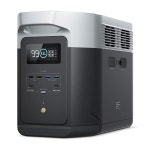 EF ECOFLOW 휴대용 발전소 DELTA 2 Max, 2400W LFP 태양광 발전기, 1시간 만에 완전 충전, 가정용 백업용 2048Wh 발전기(태양광 패널... 