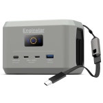 엔진스타 휴대용 발전소, 실외 99Wh LiFePO4 배터리, 태양광 발전기 100W 양방향 고속 충전, 캠핑, 여행, 파티 및 비상 상황을 위한... 