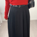 헨츠 벨트세트 플리츠 롱 스커트 A0857 : 어썸하비