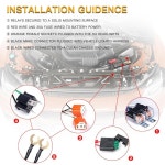 LEDKITO H4 헤드라이트 릴레이 하네스 키트 7x6 5x7 H6054 열 세라믹 배선 H6014 H6052 H6054LL 이중 접지 문제 해결 : 브릭스 마켓