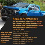 조수석 측면 하네스와 소켓 세트가 있는 테일 라이트 회로 기판 캐딜락/쉐보레/GMC와 호환 교체 923-012 645-930 645-936 15 : 더아그네스컴퍼니