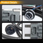 조수석 측면 하네스와 소켓 세트가 있는 테일 라이트 회로 기판 캐딜락/쉐보레/GMC와 호환 교체 923-012 645-930 645-936 15 : 더아그네스컴퍼니