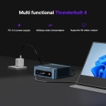 BOSGAME P2 플러스 미니 PC - 트리플 컴팩트 5.2 WiFi Pro, BT 인텔 이더넷, 울트라 코어 6E, Win11 NVMe 컴퓨터 2.5G SSD, 디스플레이... 